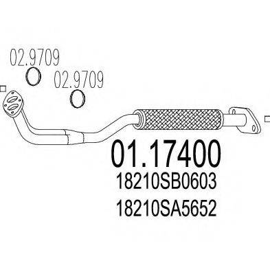 WALKER 06503 Труба вихлопного газу