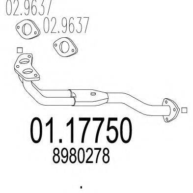TIMAX 301062 Труба вихлопного газу