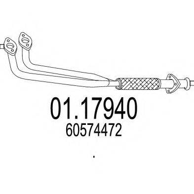 ZARA 1487 Труба вихлопного газу