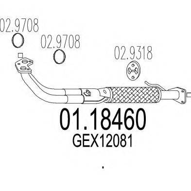 TIMAX 301311 Труба вихлопного газу