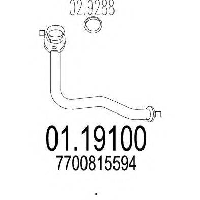 TIMAX 110248 Труба вихлопного газу