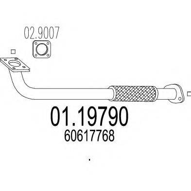 ZARA 1128 Труба вихлопного газу