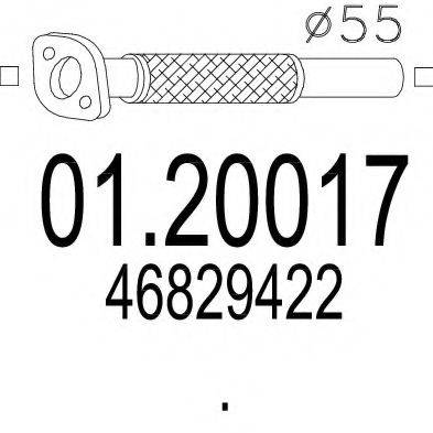 ROSI 301259 Труба вихлопного газу