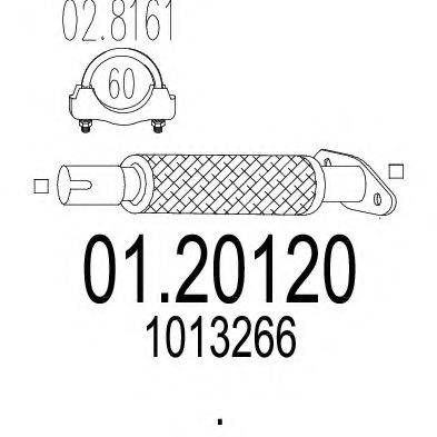 TIMAX 110360 Труба вихлопного газу