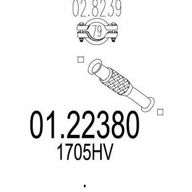 TIMAX 301367 Труба вихлопного газу
