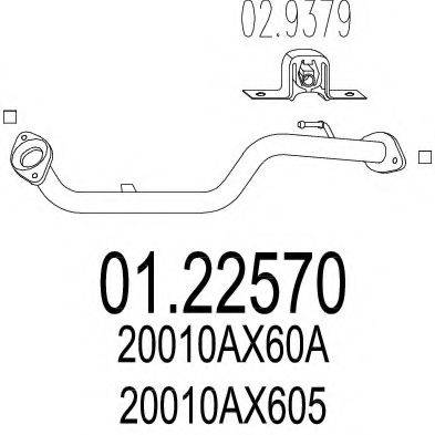 TIMAX DN542K Труба вихлопного газу