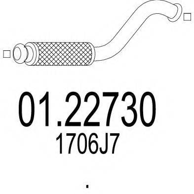 BOSAL 700-027 Труба вихлопного газу