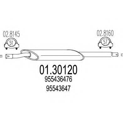 TIMAX 230083 Передглушувач вихлопних газів