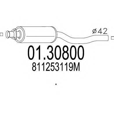 SIGAM 10305 Передглушувач вихлопних газів