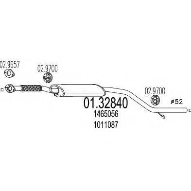 ZARA 45178 Середній глушник вихлопних газів