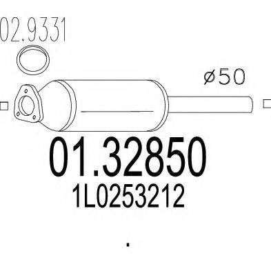 TIMAX 210462 Передглушувач вихлопних газів