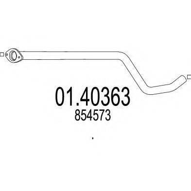 BOSAL 850115 Труба вихлопного газу