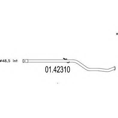 ZARA 73575 Труба вихлопного газу