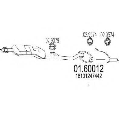 TIMAX 260522 Глушник вихлопних газів кінцевий