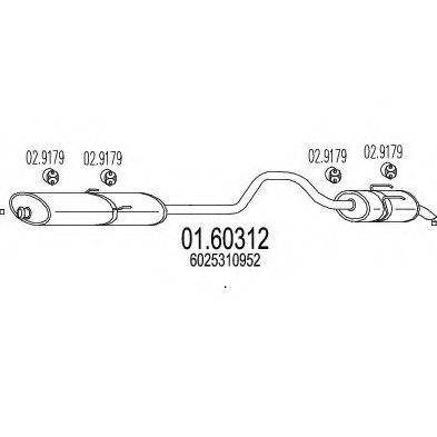 TIMAX 220621 Глушник вихлопних газів кінцевий