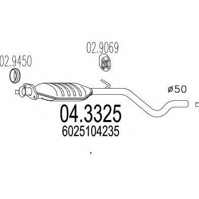 GAT EUROKAT 22.005 Каталізатор