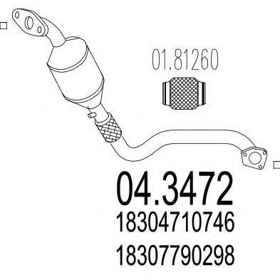 GAT EUROKAT 05.409 Каталізатор