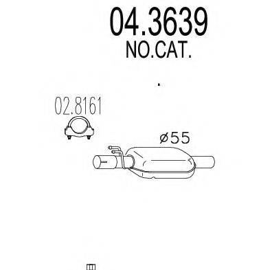 FIAT NO.CAT. Каталізатор