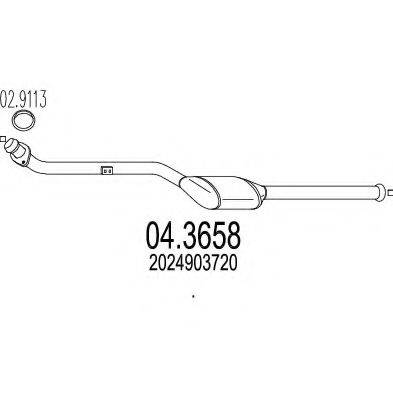 GAT EUROKAT 10.428 Каталізатор
