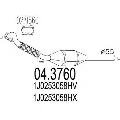 ASSO 580025 Каталізатор