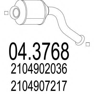 GAT EUROKAT 10.225 Каталізатор