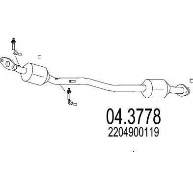 GAT EUROKAT 10.237 Каталізатор
