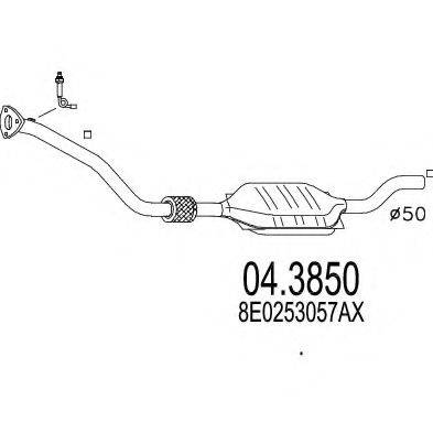 GAT EUROKAT 20.057 Каталізатор