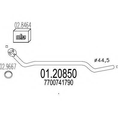 TIMAX 150141 Труба вихлопного газу