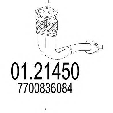 ZARA 85891 Труба вихлопного газу
