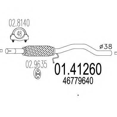 TIMAX 120387 Труба вихлопного газу