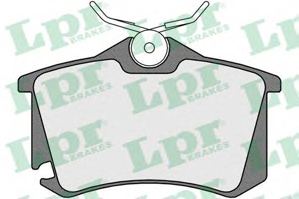 LPR 23556 Комплект гальмівних колодок, дискове гальмо