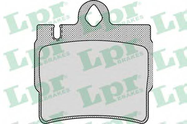 LPR 23078 Комплект гальмівних колодок, дискове гальмо
