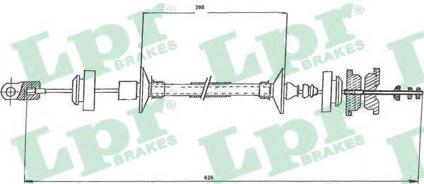 BENDIX 421088B Трос, управління зчепленням