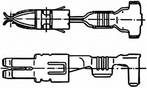 HELLA B 76 З'єднувач проводів