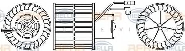 BEHR 087601 Вентилятор салону
