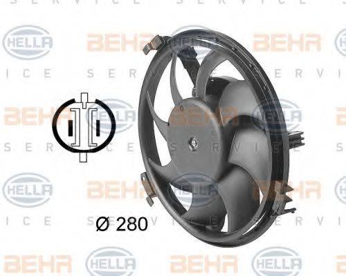 VW 4B0 959 455 Вентилятор, охолодження двигуна