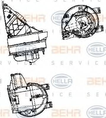 BEHR 81036 Вентилятор салону