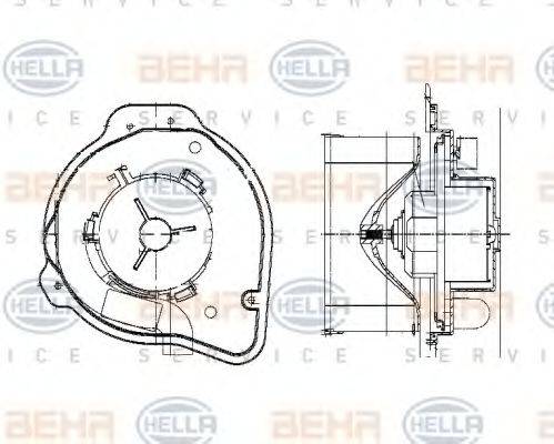 BEHR 04419 Вентилятор салону