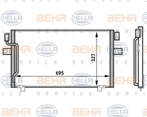 NRF 35211 Конденсатор, кондиціонер