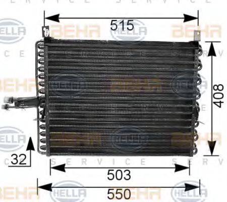 NRF 35243 Конденсатор, кондиціонер