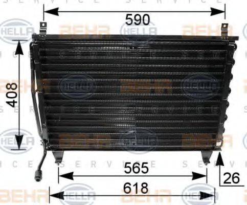 VALEO 816933 Конденсатор, кондиціонер