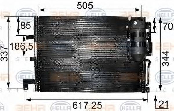 NRF 35230 Конденсатор, кондиціонер
