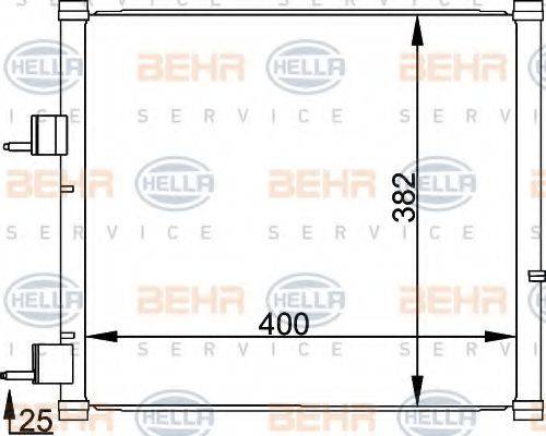 FORD 1 334 282 Конденсатор, кондиціонер