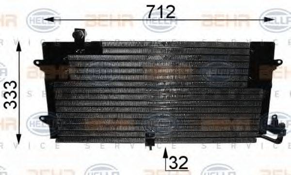 NRF 35047 Конденсатор, кондиціонер