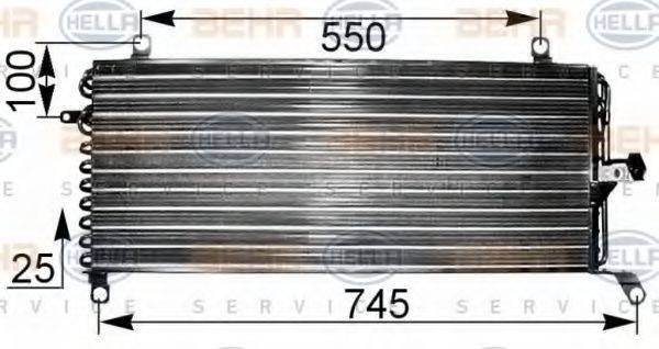 4SEASONS 53660 Конденсатор, кондиціонер