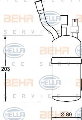 VALEO 707068 Осушувач, кондиціонер