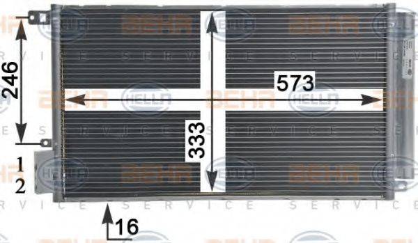 VALEO 814380 Конденсатор, кондиціонер