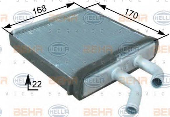 VALEO 812410 Теплообмінник, опалення салону