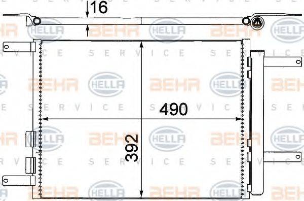 NRF 35409 Конденсатор, кондиціонер