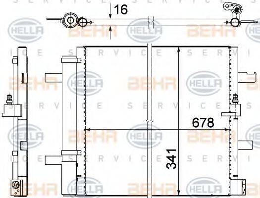 AUDI 4G0 260 403 B Конденсатор, кондиціонер
